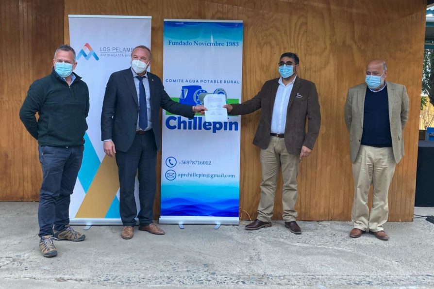 Ampliación del Sistema de Agua Potable Rural de Chillepín avanza a paso firme