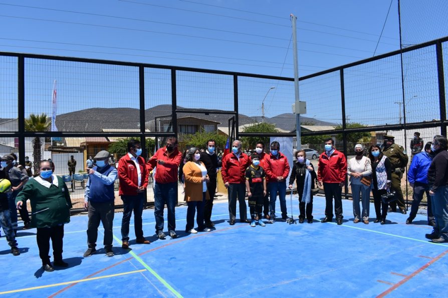 Villa la Cantera de Coquimbo cuenta con nuevo espacio deportivo para la comunidad