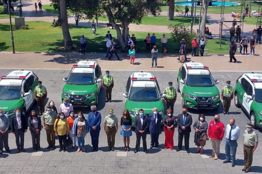 Carabineros refuerza parque vehicular con 13 nuevos móviles que se distribuirán en la región