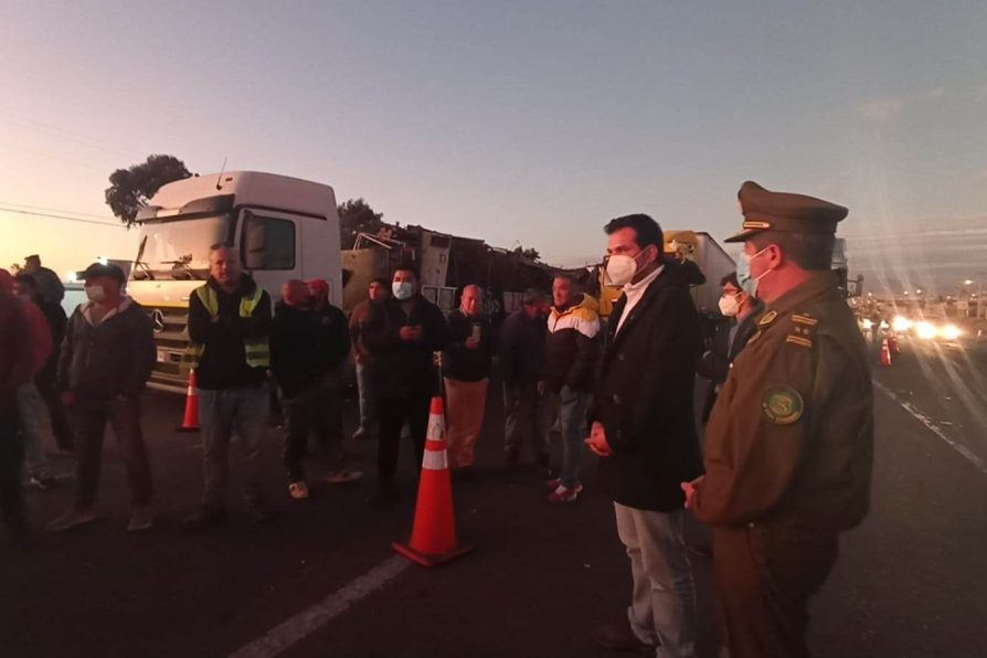 Trabajo coordinado permitió liberación de las rutas regionales bloqueadas por los camioneros