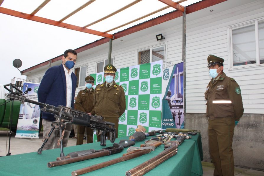 Casi 50 armas ha incautado Carabineros en lo que va del año