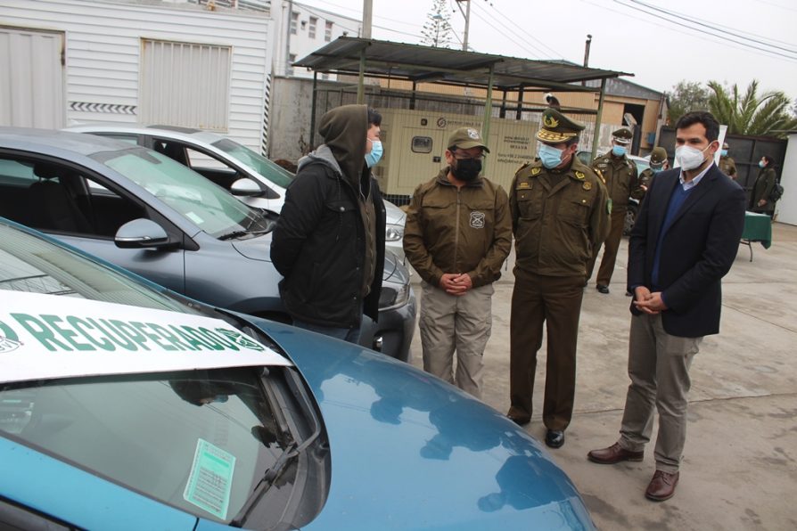 Carabineros ha recuperado más de un millón de dólares en vehículos durante este año