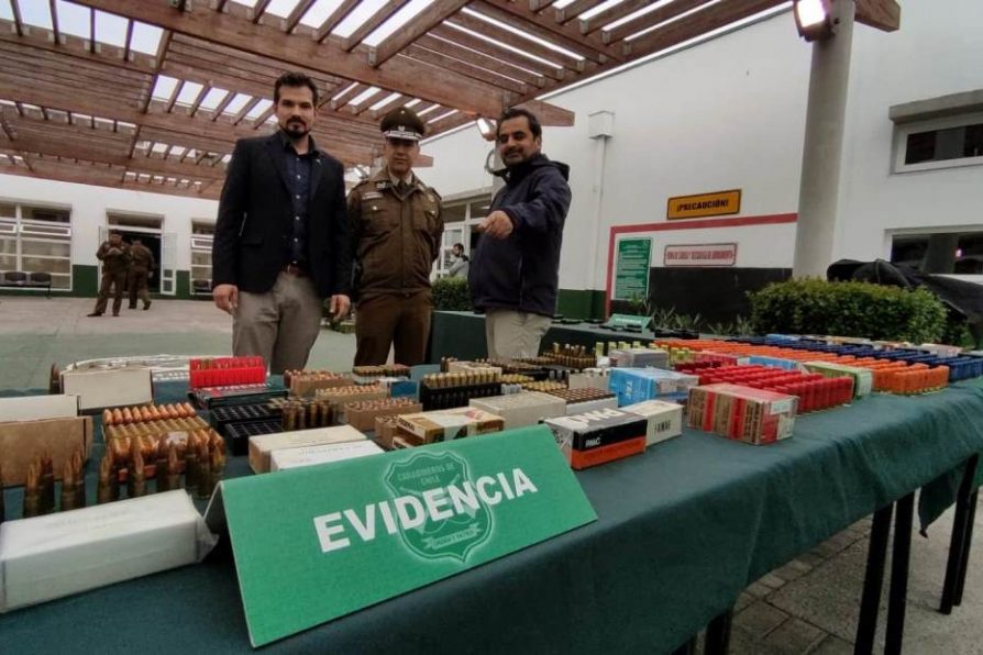 Más de 4000 municiones fueron sacadas de circulación por Carabineros en La Serena