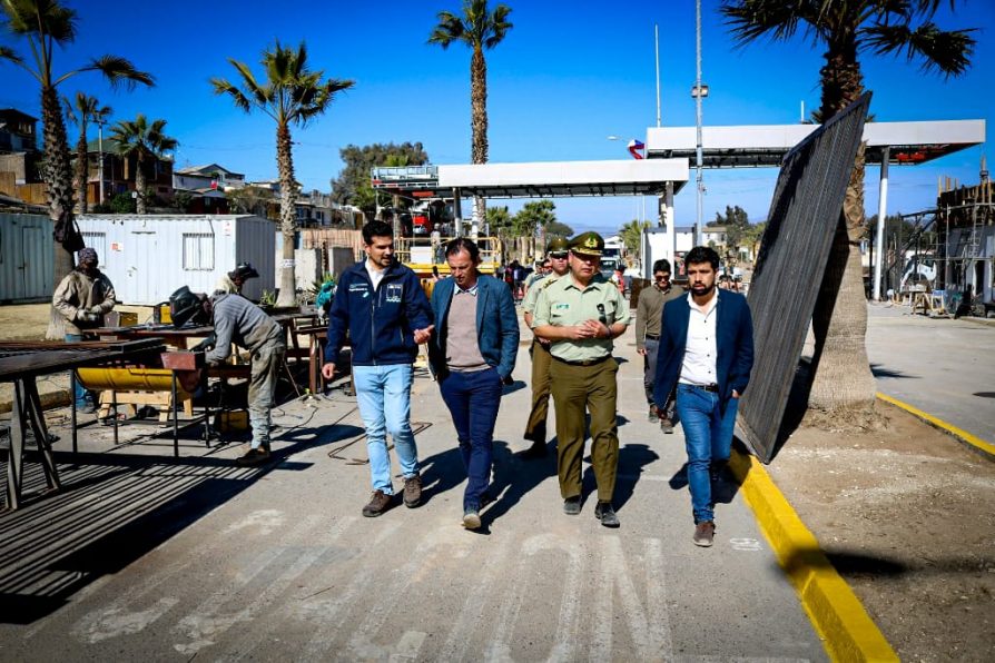 Supervisan los preparativos y coordinación de seguridad de La PampillIa de Coquimbo.