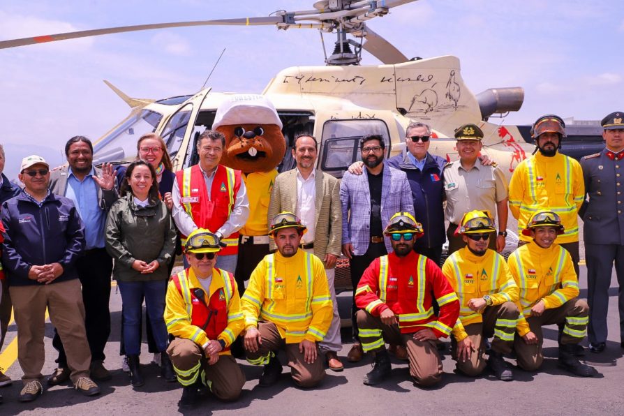 Región de Coquimbo contará con helicóptero y 7 brigadas durante la temporada para hacer frente a incendios forestales