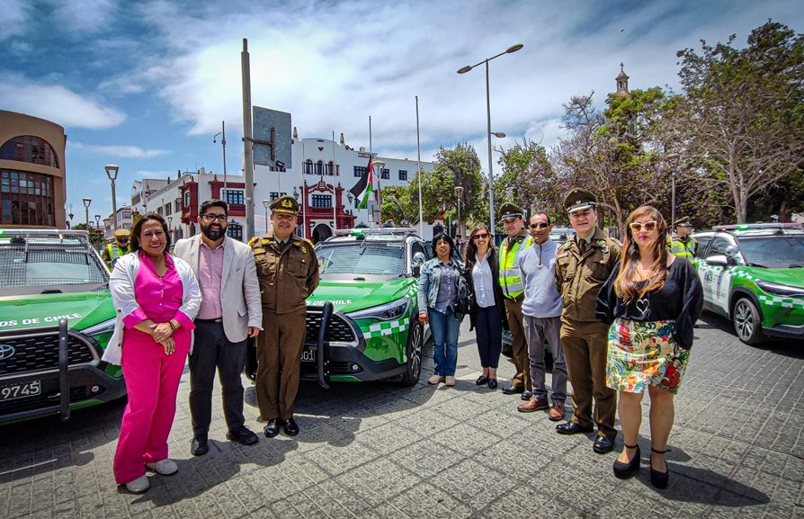 Refuerzan parque vehicular de Carabineros con nuevos vehículos de última tecnología