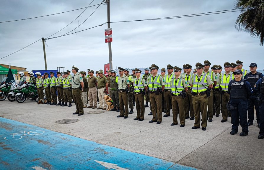 Más  presencia en borde costero y alianza con privados marca lanzamiento del Plan Verano Seguro de Carabineros en la región