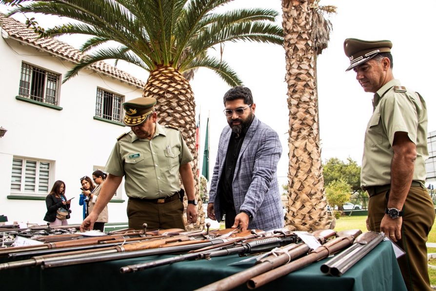 Más de 130 armas de fuego ha decomisado Carabineros en la provincia del Elqui