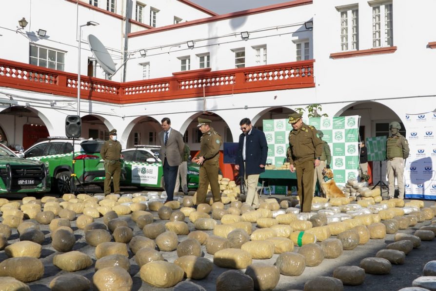 Casi media tonelada de droga fuera de circulación tras exitoso operativo de Carabineros en la región de Coquimbo