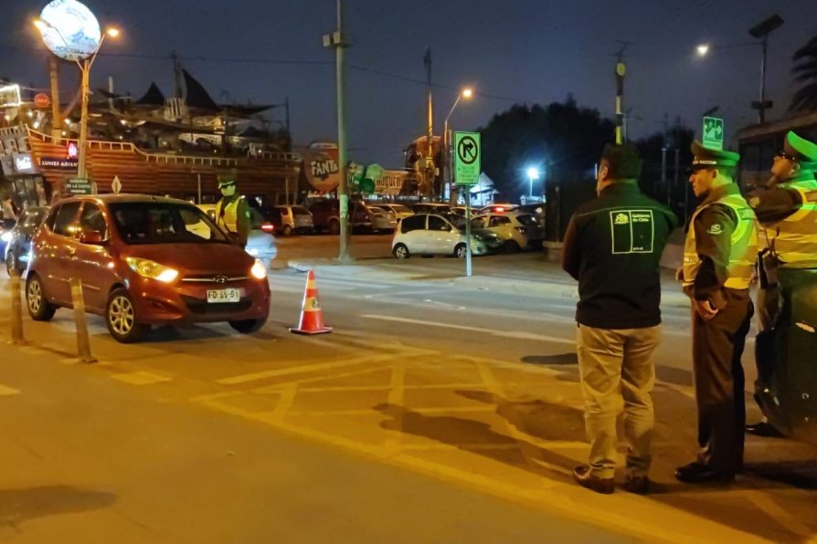 Más de 1500 controles realizó Carabineros en el borde costero esta semana