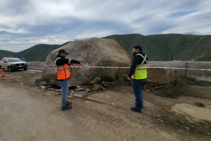 Llaman a la precaución por obras de reposición de ruta Punitaqui-Combarbalá