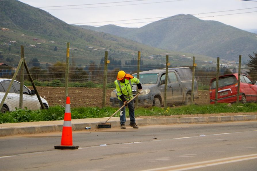 Autoridades verifican obras de seguridad vial en cruces complejos de la Ruta 41CH