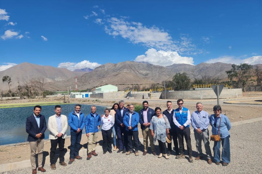 Aguas del Valle inaugura moderna planta de tratamiento de aguas servidas para Vicuña