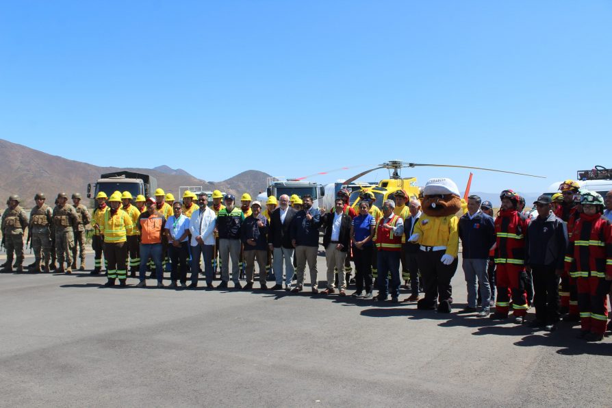 Gobierno aumenta número de brigadistas para combatir incendios forestales en la Región de Coquimbo
