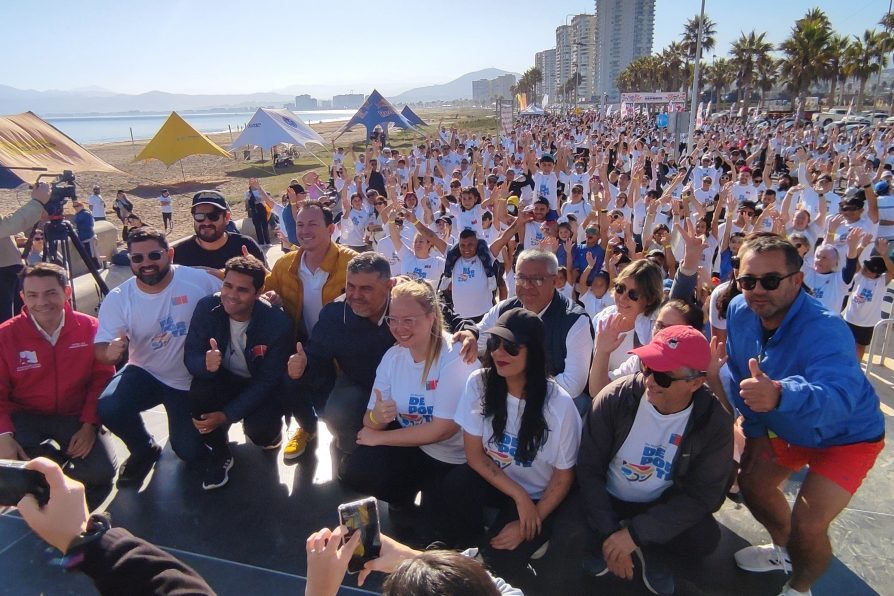 Coquimbo celebró el Día Nacional del Deporte con una gran corrida familiar