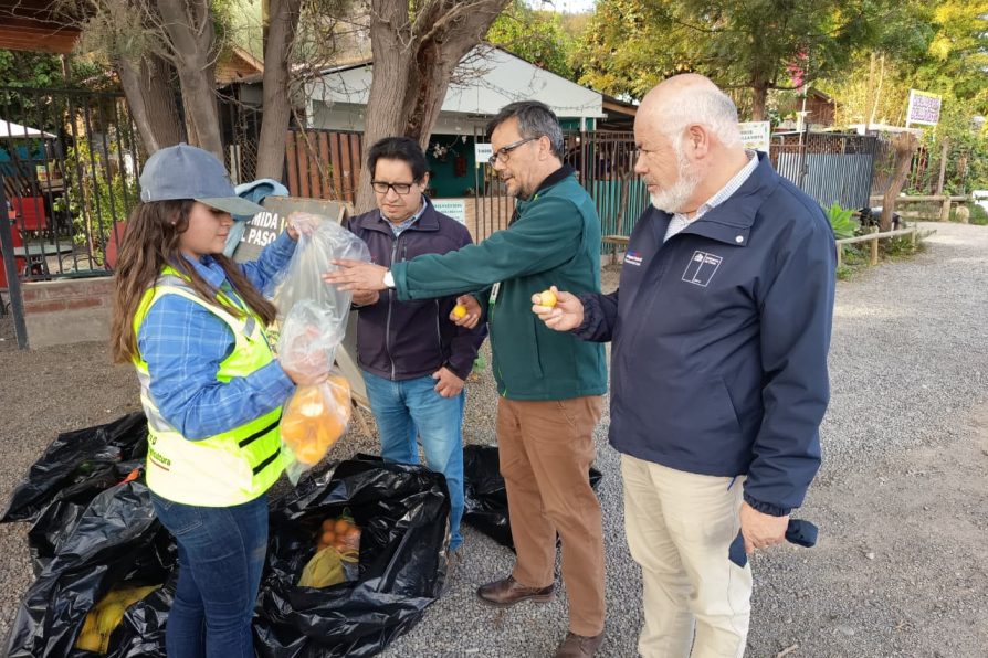 Interceptan más de 100 kilos en control carretero para frenar traslado de fruta por campaña contra Mosca de la Fruta en Monte Patria