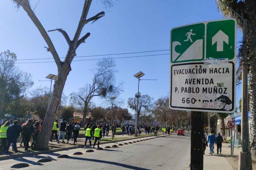Región de Coquimbo se prepara para simulacro de sismo y tsunami enfocado en comunidades educativas
