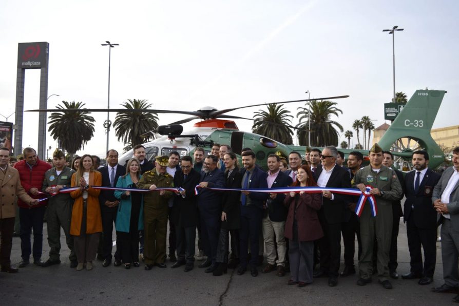 Helicóptero multipropósito de Carabineros inicia su vuelo para reforzar la seguridad de la región