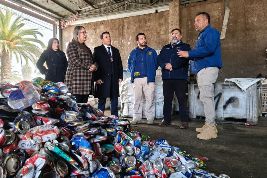 Autoridades intensifican fiscalizaciones a chatarrerías para combatir el robo de cables en la Región de Coquimbo