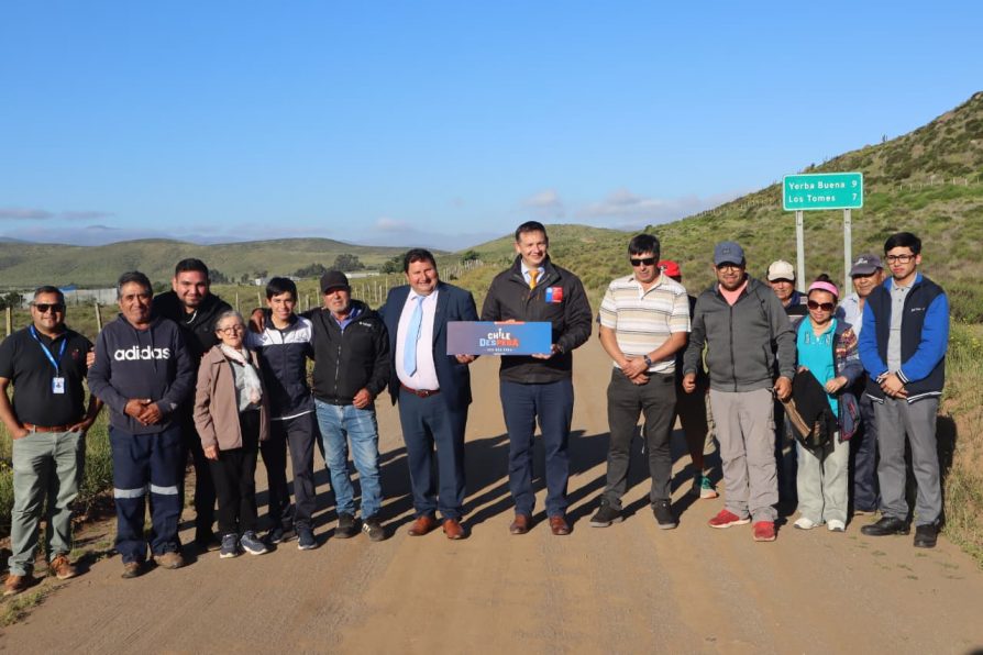 MOP impulsa pavimentación de la Ruta D-941 en Canela con inversión cercana a los $1.700 millones a través del Plan Chile Despega.